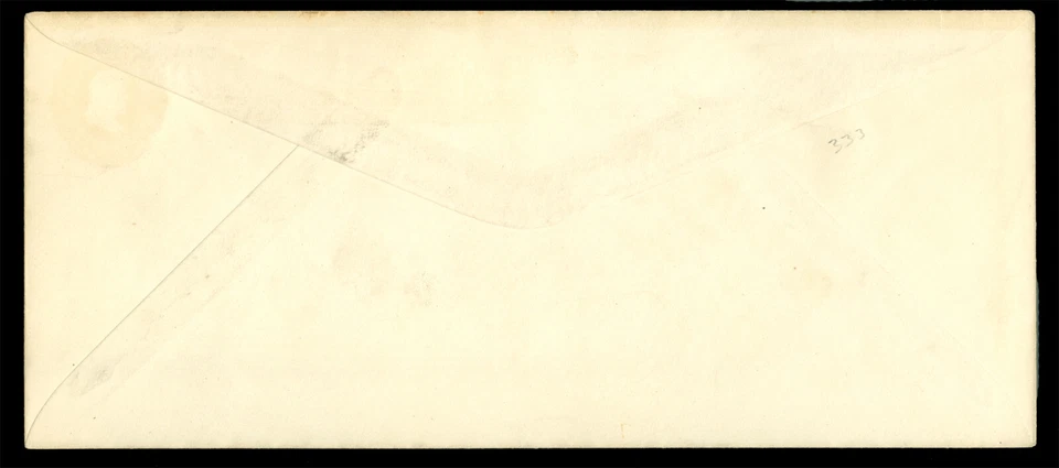 US 1882 HAWAII - Wells & Fargo Co.+Insc Jefferson 10¢ brown on amber  Large Env. - Image 2 of 2