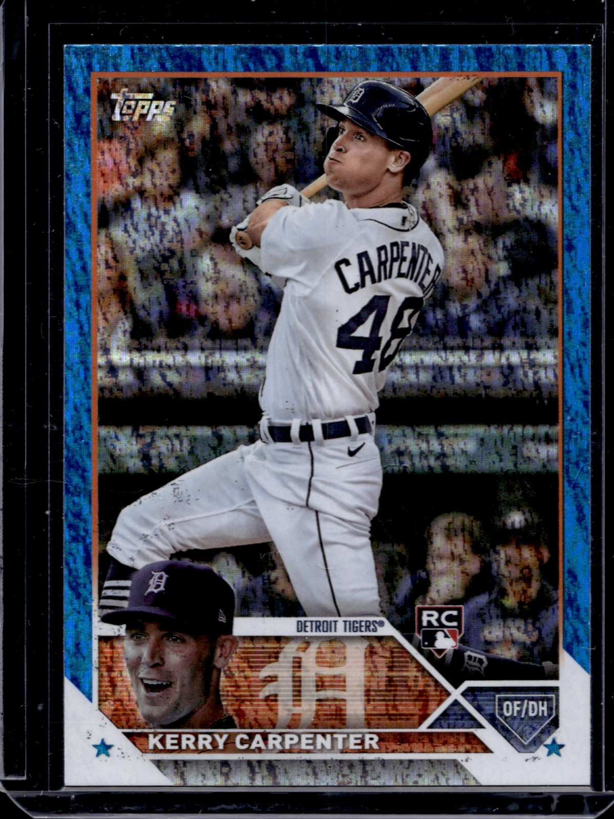 2023 Topps Baseball Series 2 #394 Kerry Carpenter Blue Foil Board #934/999 RC