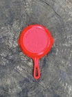 RARE Vintage Griswold No. 0 Cast Iron Red Enameled Skillet