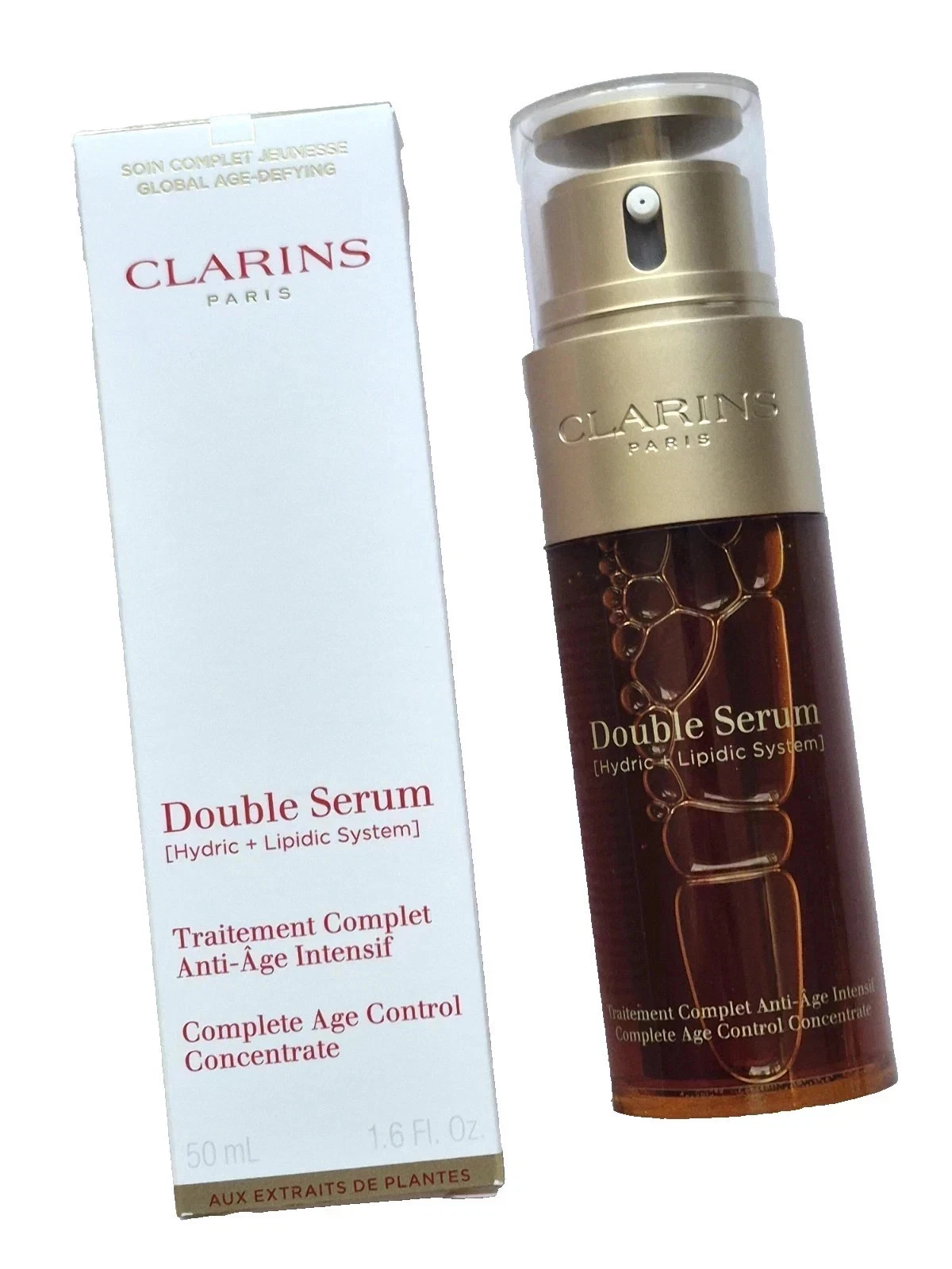 Clarins Double Serum 55ml Anti-Ageing +Lipidic System Authentic 92RRP
Opens in a new window or tab