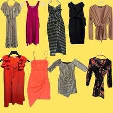 Lot of 8 Women’s Dresses & 1 Romper - Multiple Varieties - Sizes Small & Medium
