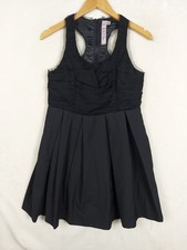 Forever 21 Dress Womens Medium Black Twist Formal Cocktail Tulle Mini Fit&Flare