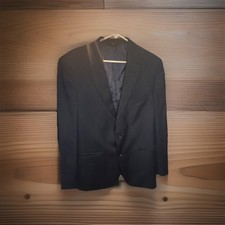Brooks Brothers Madison Fit 2 Piece Wool Suit Navy Blue Jacket 36x29 Pants