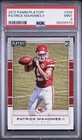 2017 Panini Playoff  Patrick Mahomes II Rookie RC #204 PSA 9 CHEIFS