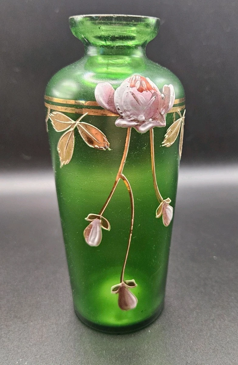 Glass Collectible 1900-1919 Time Period Manufactured Vases for