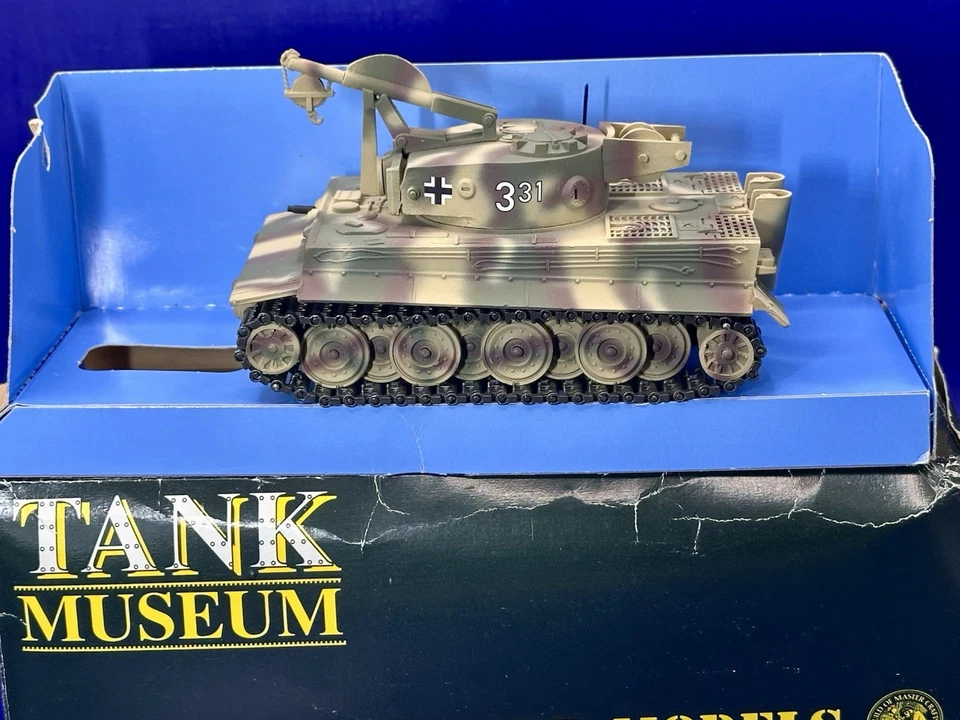 Solido Verem Tank Museum German Bergetiger Tiger ARV Recovery Panzer Char 1/50 - Image 2 of 4