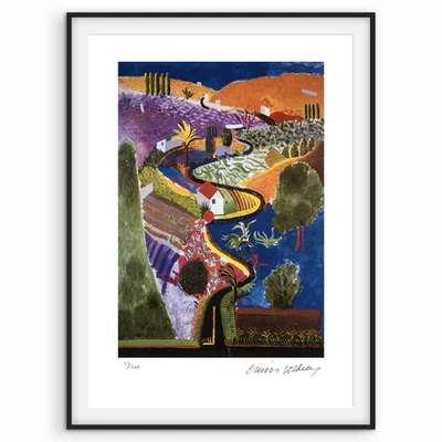 David Hockney Signed - Nichols Canyon - Certificate. - Image 1 of 4
