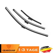 Scheibenwischer Wischerblätter Komplett Set Passt für VW GOLF 7 Vorne 3Pcs Gummi