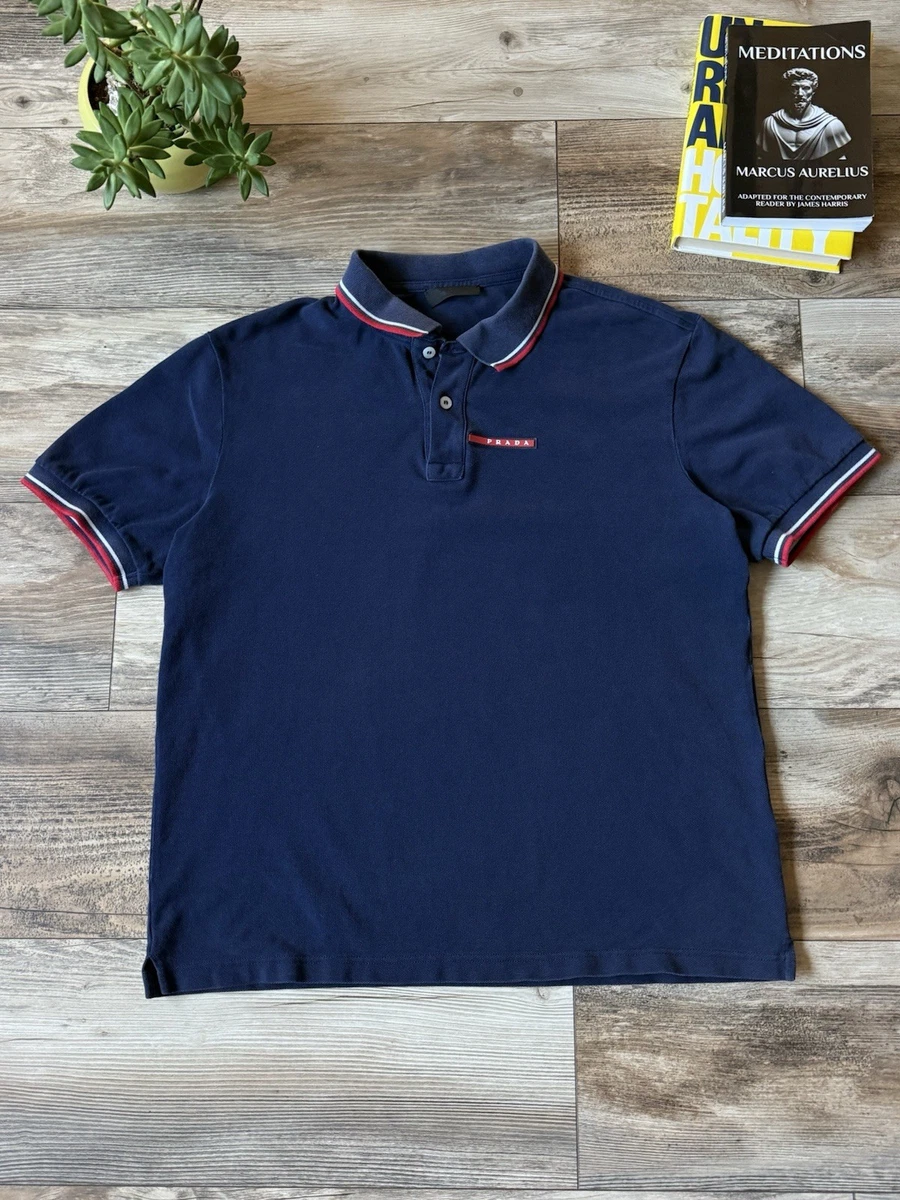 PRADA Short Sleeve Blue Shirts for Men for sale | eBay