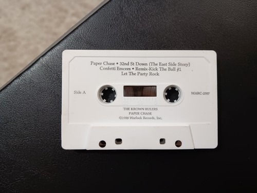 The Krown Rulers Paper Chase Cassette Tape Hardcore Hip Hop Warlock Records 1988 - Picture 3 of 7
