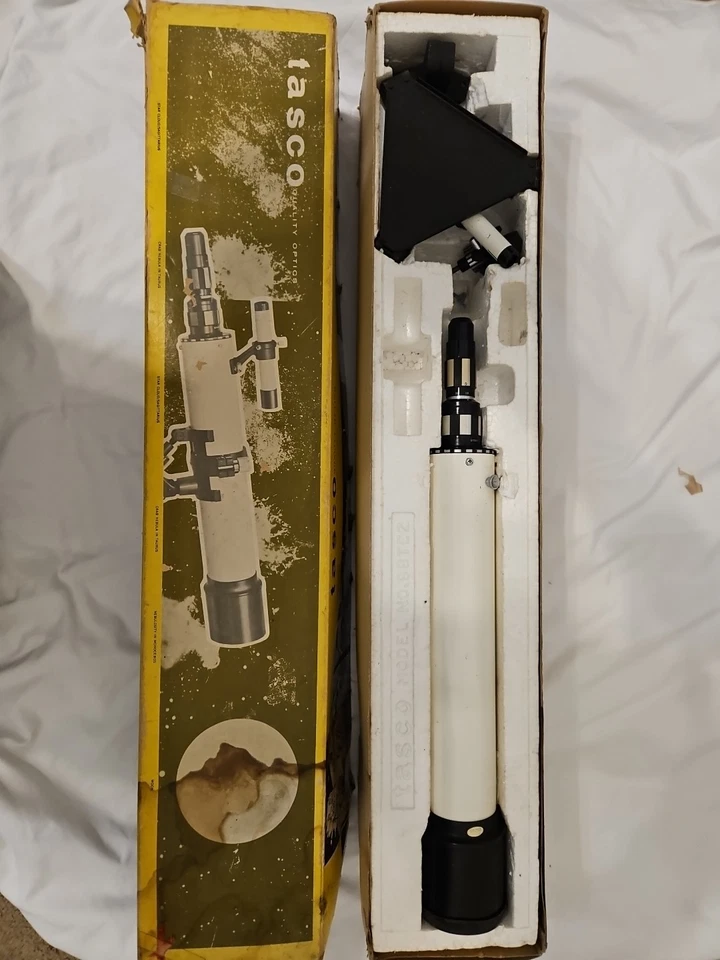 1966 tasco refractor telescope -made in Japan- original box/instruction manual - Image 2 of 4