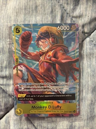 Monkey.D.Luffy Illustration Box Vol. 3 OP07-109 SR Foil One Piece Promo Sealed