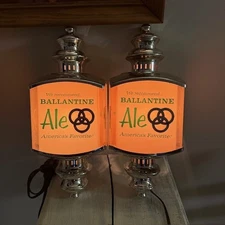 Nice pair of Ballentine Beer wall Sconce Style Lights 60s