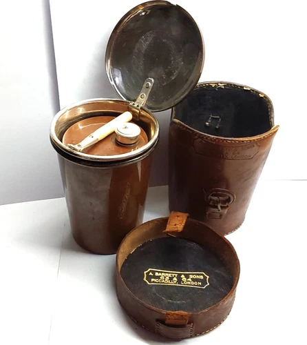 A Very Unusual - Antique WW1 Military Campaign Copper Stove in original case