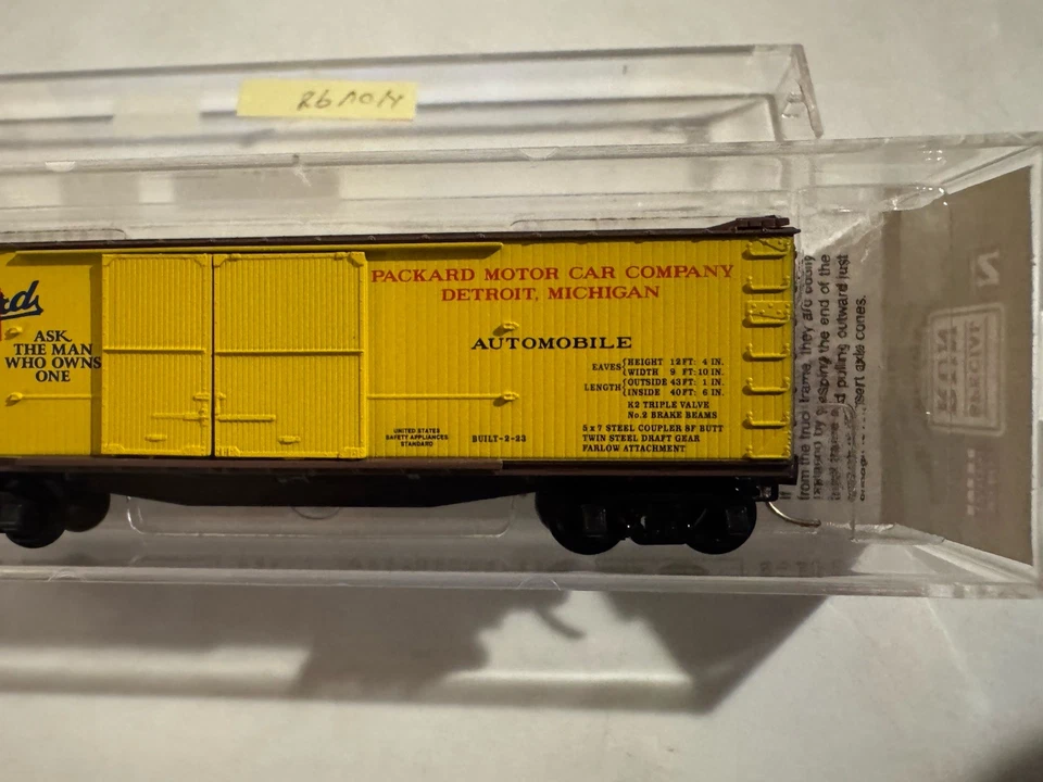 Micro-Trains N scale Fading Memories Series Packard Motor Car Co., Box Car - Image 4 of 4