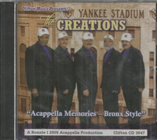 THE CREATIONS - CD -  Acappella Memories-Bronx Style -  BRAND NEW