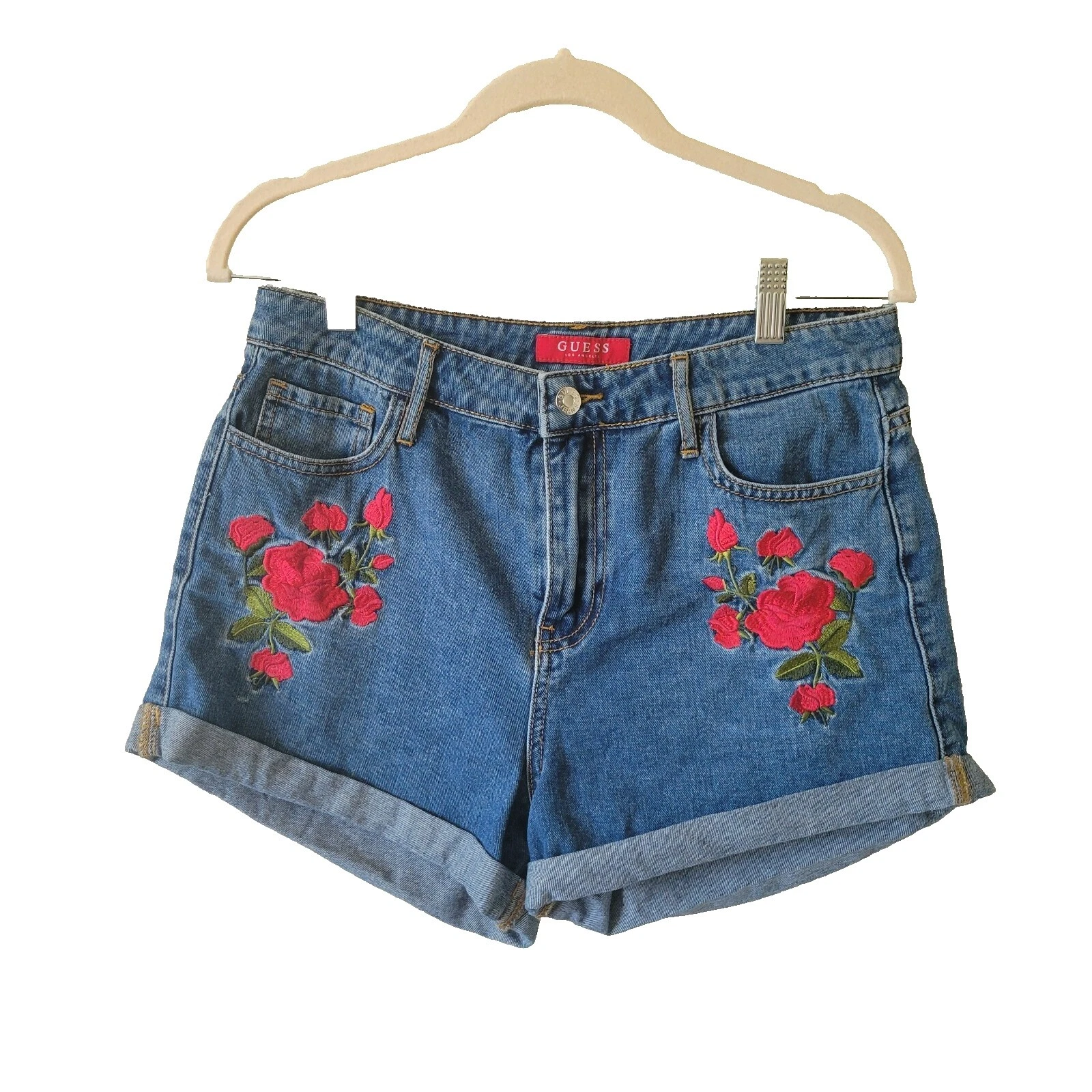 Pantalones cortos Floral De Algodón GUESS para Mujeres