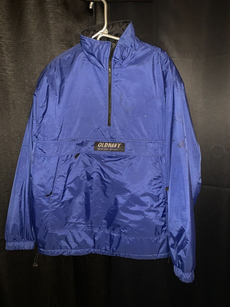 Vtg 90's Old Navy Winter Sport Reversible Pullover Anorak Vtg 90's Old Navy Winter Sport Reversible Pullover Anorak