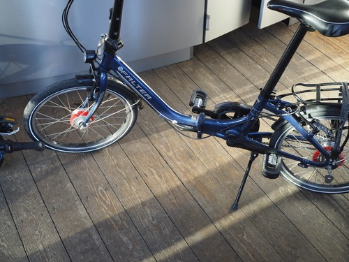 Klapprad Falter F 5.0 Comfort in blau Tiefeinstieg - Bild 4 von 13
