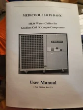 Medicool 10.0 P6 R407C 10KW WATER chiller Grandient coil/crygen user manual