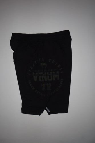 VENUM FIGHT TRAINING MEN’S SHORTS BLACK / GREEN SIZE MEDIUM - Picture 6 of 8