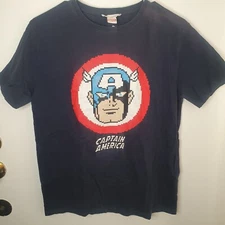 Zara Marvel Captain America Print youth Size Large 13 /14 
