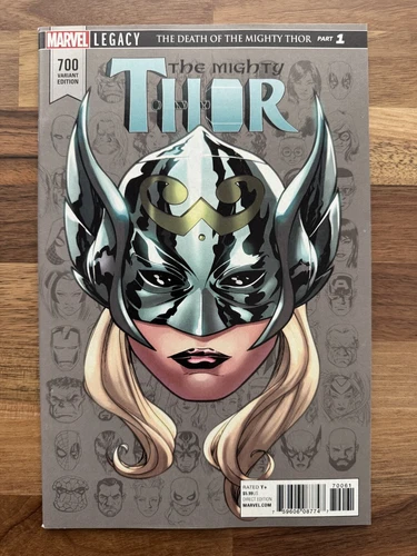 Mighty Thor #700 Mike MCKone 1:10 Headshot Variant Cover Jane Foster MARVEL