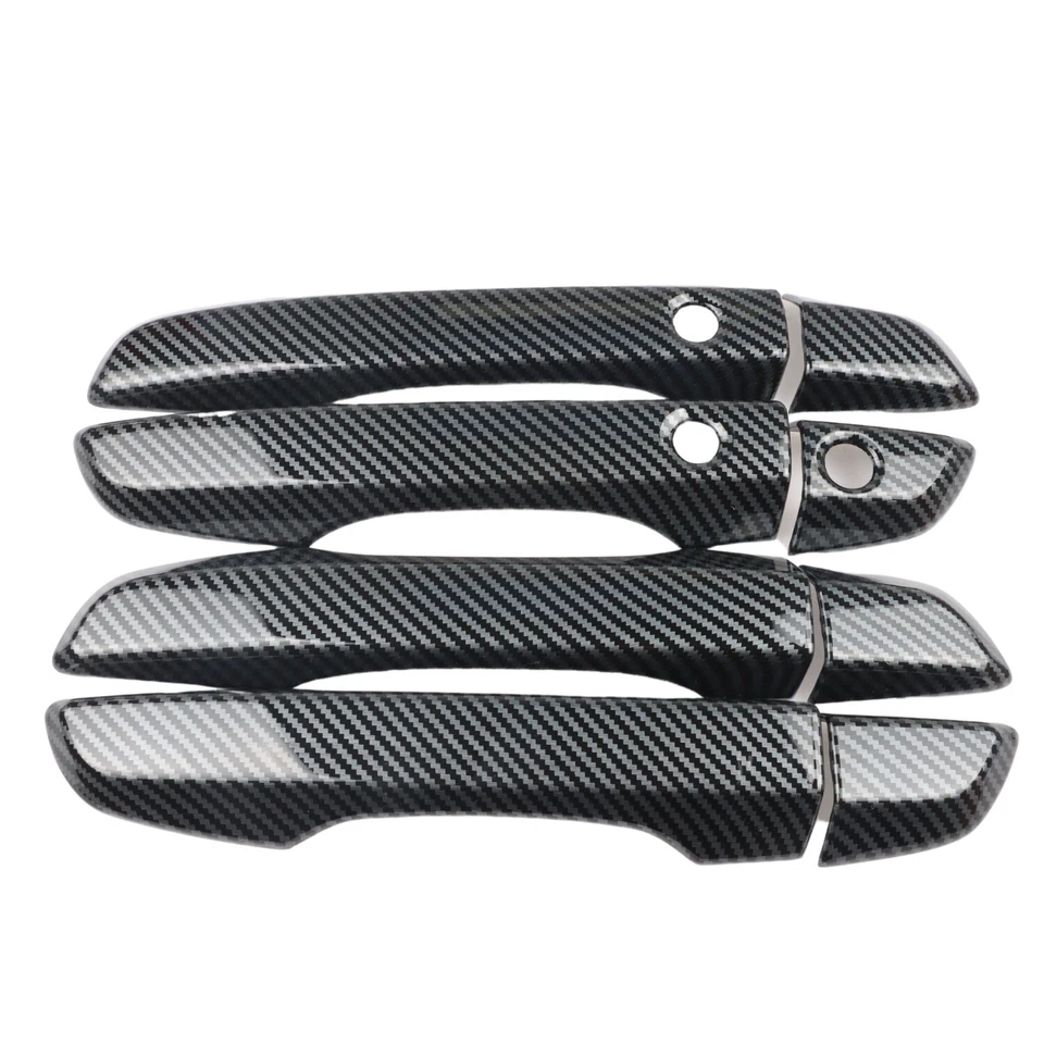 Carbon Fiber Door Handle Cover Trim Accessories for 2016-2021 Honda Civic 10th - Image 3 of 4