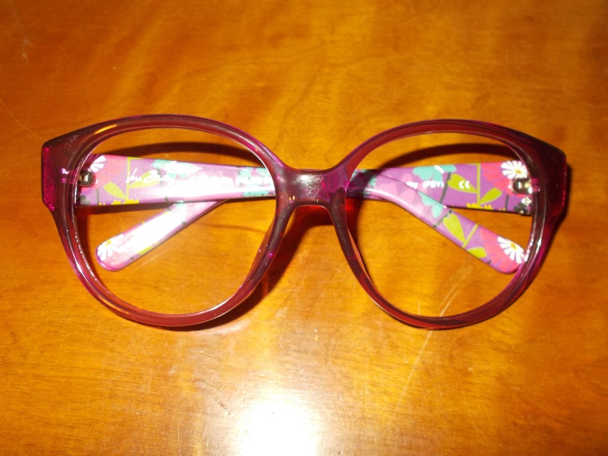 Vera Bradley Fluttery Purple Floral Frame Sunglasses | eBay