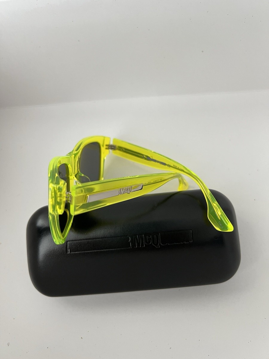 MCQ by Alexander McQueen Neon green frame sunglasses MCQ by Alexander McQueen Neon green frame sunglasses | eBay main image 3