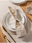 Stacey Solomon Natural Linen Napkins 4 Pack 40 x 40 cm Brand New
