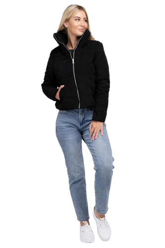 Ambiance Apparel Corduroy Zip Up Jacket - Picture 6 of 8