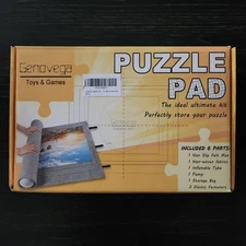 Genovega Puzzle Pad Storage Bag & Transport Felt Mat Inflatable Tube Brand New 