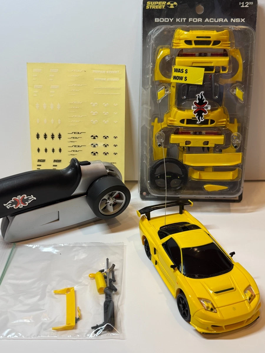 XMODS ラジコン　スターターキット　HONDA NSX 他パーツ　未開封 Vintage Xmods Acura Honda NSX Yellow RC Car Starter Kit | eBay