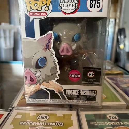 Funko Pop Animation Demon Slayer Inosuke Flocked Chalice Collectible #875