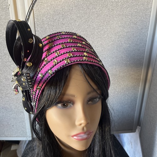 Sombreros Donna Vinci Couture Hopping/Estilo Negro H1050 Usados Nuevos Nunca Usados - Imagen 10 de 16
