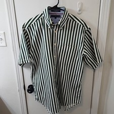 Tommy Hilfiger Men's Short Sleeve Shirt Size M 100 Cotton