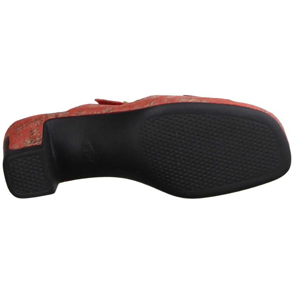 Vital Joy 0520-43443 Damenschuhe, Pantolette, Leder, Rot, Massagefußbett - - Bild 2 von 4
