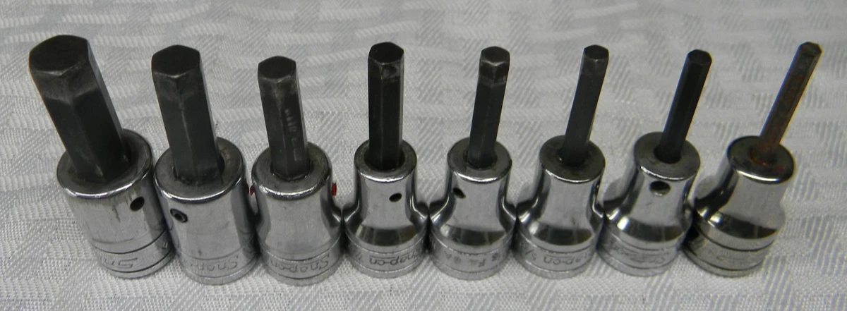 Snap-on Hex/Allen 3/8in. Drive Vehicle Sockets and Socket Sets for