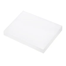 6x8 inch UHMW Polyethylene Sheet 3/4 inch Thick White Plastic for Home DIY