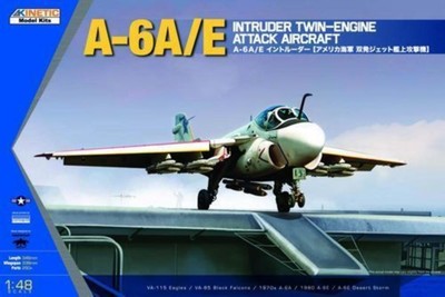 KINETIC 1:48 K48034 A-6A/E Intruder Twin Engine Attack - NEU