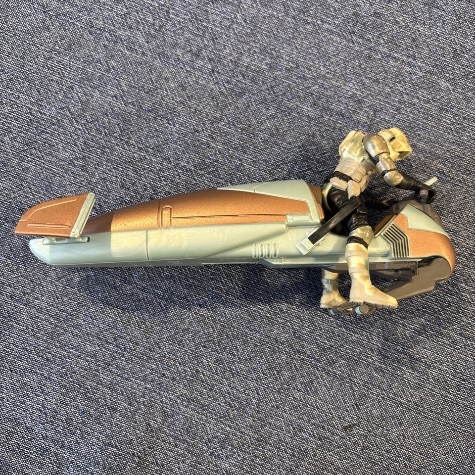 Star Wars Speeder Bike with Count Dooku the Clone Wars in doos | Old School Toys