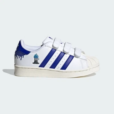 Adidas Kids SUPERSTAR CF C X DISNEY Trainers / BNIB / Blue / £65