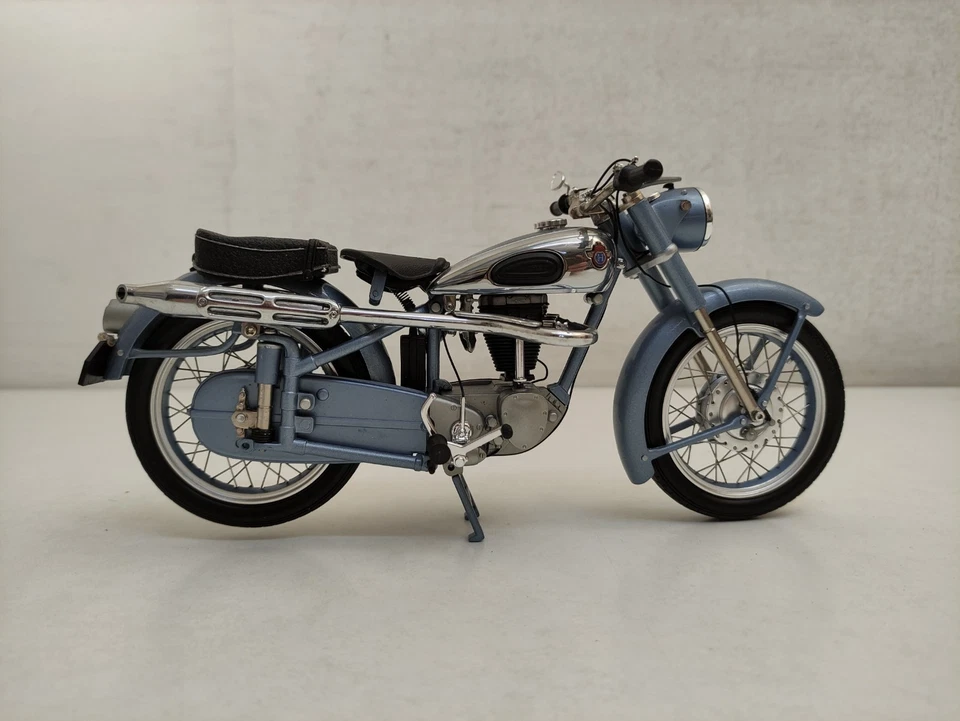 Schuco Modellino Moto Horex Regina 350 1953 ? Azzuro Metallic Scala 1/10-I20 - Immagine 3 di 4