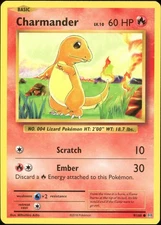 Charmander 9/108 XY Evolutions Common