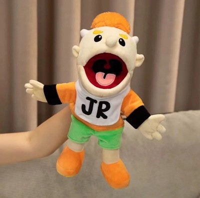 16in Merch Junior Puppet Jeffy Puppet for Kids Soft Plush Toys Hand Puppet Toys