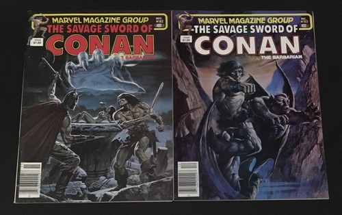 WILDES SCHWERT VON CONAN ZEITUNGSSTAND SET #68, #70, #80-#89 MARVEL COMICS 1981 1982 1983 - Bild 4 von 13