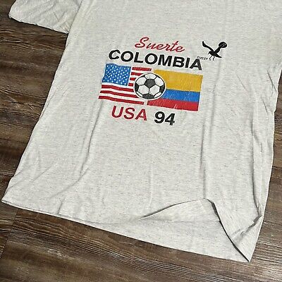 Vintage 1994 FIFA World Cup Suente Columbia Soccer USA T Vintage 1994 FIFA World Cup Suente Columbia Soccer USA T