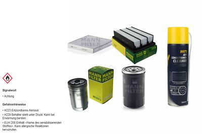 MANN FILTER Paket MANNOL Klimareiniger für Hyundai Santa Fé II CM 2.2 CRDi
