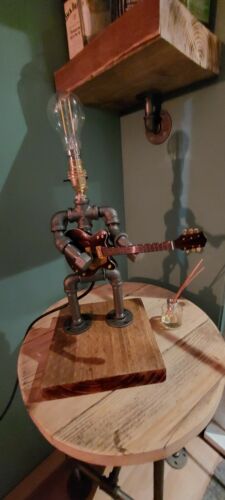 Rockstar guitarist Beatles guitar  handmade based on scaffold board  - Picture 1 of 11